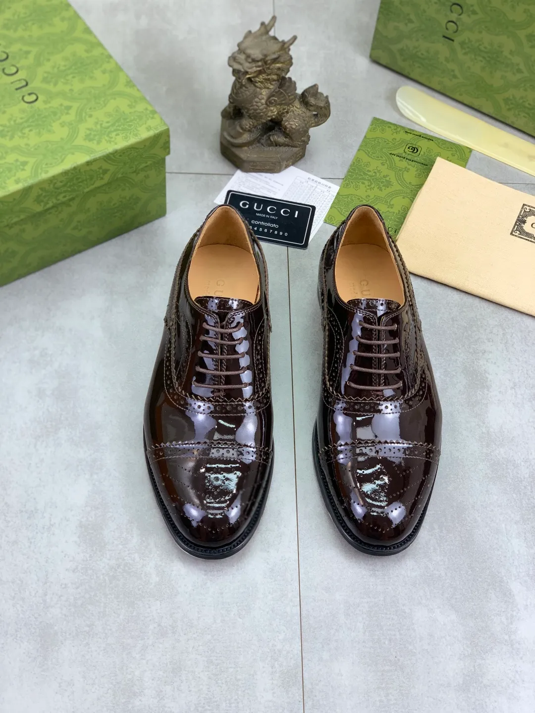 Men's men's shoes 💰P640 [New style] Water dyed cowhide 💰💎💎💎 [Gucci] GUCCI high-end men's formal business leather shoes, original order 1:1! Original imported high-end open-edge beaded calfskin, original metal buckle, imported first-layer cowhide lining for feet. Original high-end outsole, men's shoe size: 39-44 (45 customized) 3️⃣ colors available